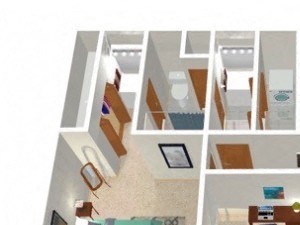 Three Oaks Apartments Azalea Floor Plan Three Oaks Apartments Azalea Floor Plan